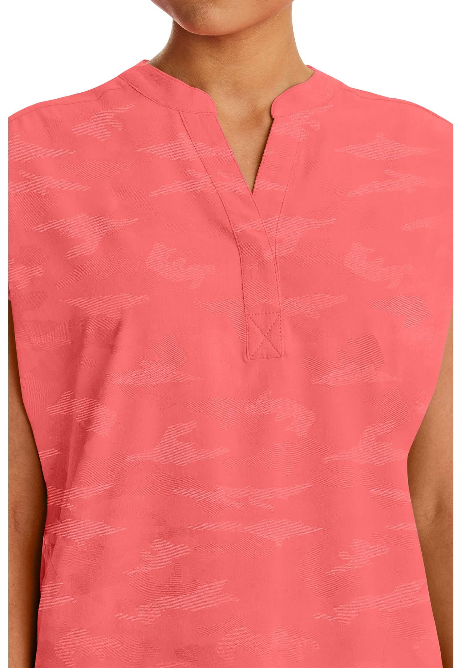 Journey Top Purple Label Camo Women's Healing Hands Scrubs